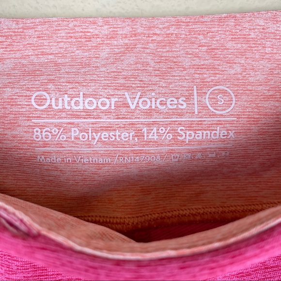 Outdoor voices colorblock 7/8 leggings size Small pink - Picture 3 of 5